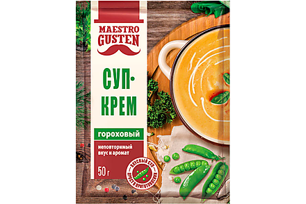 Суп-крем гороховый быстрого приготовления «Maestro Gusten», 50 г