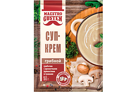 Суп-крем грибной быстрого приготовления «Maestro Gusten», 50 г