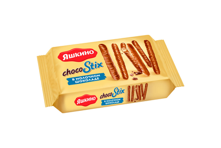 Печенье ChocoStix в молочном шоколаде «Яшкино», 130 г