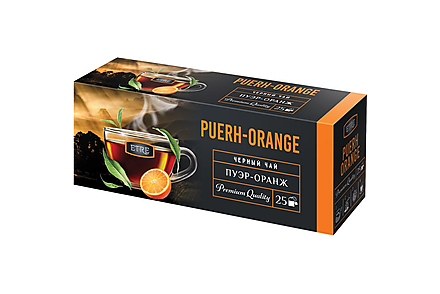 Чай черный «Пуэр-Оранж», 25 пакетиков «ETRE», 50 г