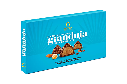 Шоколадные конфеты «Джандуйя из фундука и миндаля» «O'Zera», 220 г
