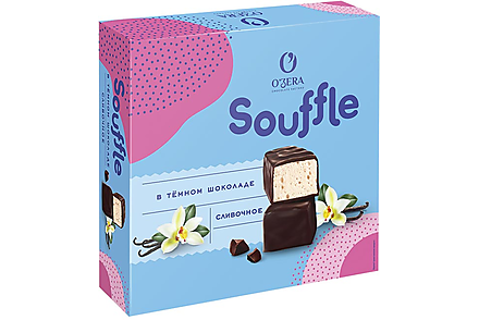 Конфеты Souffle сливочное в тёмном шоколаде «O'Zera», 360 г