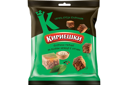 Сухарики со вкусом холодца с хреном «Кириешки», 40 г