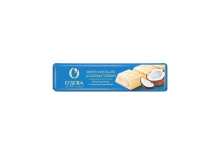 Шоколадный батончик White & Coconut cream «O'Zera», 45 г