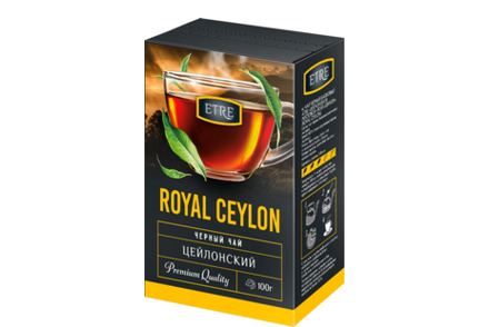 Чай Royal Ceylon черный цейлонский листовой «ETRE», 100 г