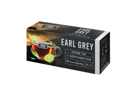 Чай Earl Grey черный с бергамотом, 25 пакетиков «ETRE», 50 г