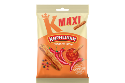 Сухарики со вкусом сладкого чили «Кириешки Maxi», 60 г