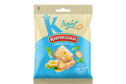 Сухарики со вкусом сливочного сыра «Кириешки Light», 33 г