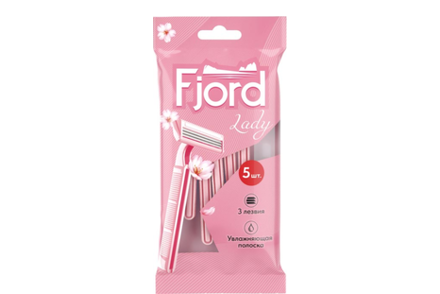 Станки одноразовые Lady, 5 шт «Fjord», 40 г