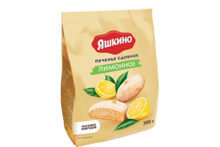 Печенье сдобное «Лимонное» «Яшкино», 300 г