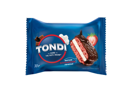 Choco Pie клубничный «Tondi» (коробка 2,13 кг)