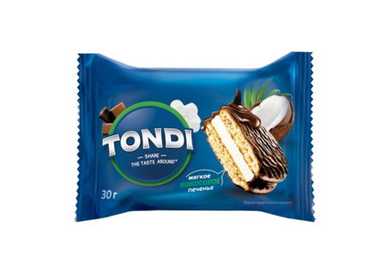 Choco Pie кокосовый «Tondi» (коробка 2,13 кг)