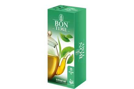 Чай зелёный, 25 пакетиков «Bontime», 50 г