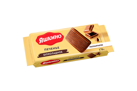 Печенье с шоколадным вкусом «Яшкино», 170 г