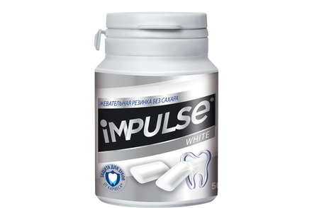 Жевательная резинка WHITE «Impulse ICE», 56 г