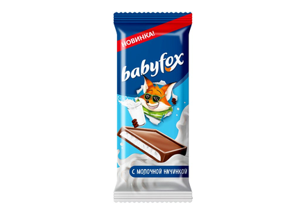 Молочный шоколад «BabyFox», 24 г Молочный шоколад «BabyFox», 24 г
