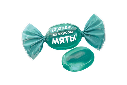Карамель со вкусом мяты (упаковка 1 кг)
