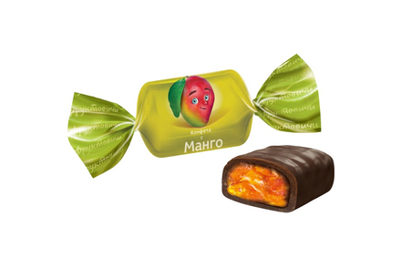Конфета с манго «Фруктовичи» (упаковка 0,5 кг) Конфета с манго «Фруктовичи» (упаковка 0,5 кг)