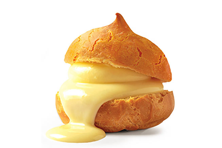 Профитроли с ванильной начинкой (коробка 2 кг)