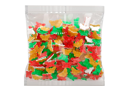 Мармелад жевательный в форме милых  бабочек «KrutFrut» (упаковка 0,5 кг)