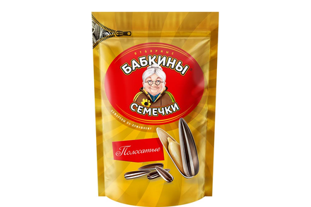 Семечки полосатые, жареные «Бабкины семечки», 240 г