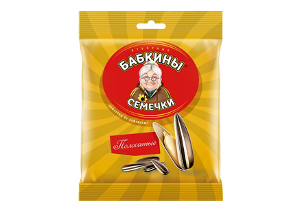 Семечки полосатые, жареные «Бабкины семечки», 90 г Семечки полосатые, жареные «Бабкины семечки», 90 г
