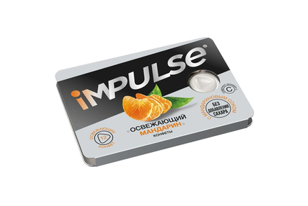 Конфеты «Освежающий мандарин» «Impulse», 19,5 г Конфеты «Освежающий мандарин» «Impulse», 19,5 г