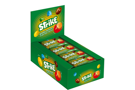 Драже арахис в молочно-шоколадной и сахарной глазури «Strike», 40 г