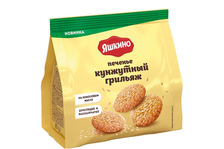 Печенье «Кунжутный грильяж» «Яшкино», 120 г