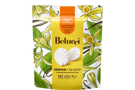 Зефир ванильный «Belucci», 80 г Зефир ванильный «Belucci», 80 г