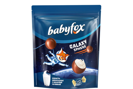 Конфеты шоколадные Galaxy sphere «BabyFox», 130 г