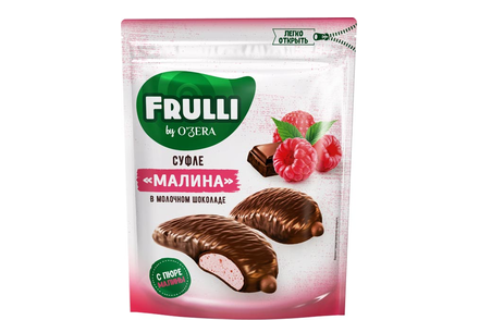 Конфеты Frulli суфле малины в шоколаде «O'Zera», 125 г