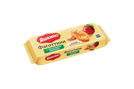 Фаготтини с яблочным джемом «Яшкино», 125 г