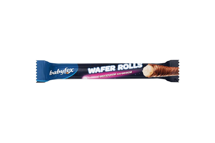 Конфеты Wafer Rolls с молочной начинкой «BabyFox» (коробка 1,5 кг) Конфеты Wafer Rolls с молочной начинкой «BabyFox» (коробка 1,5 кг)