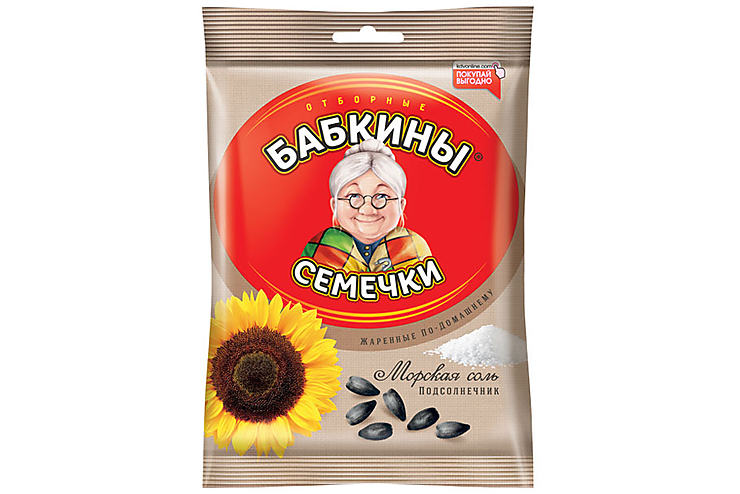 Семечки жареные, солёные «Бабкины семечки», 100 г Семечки жареные, солёные «Бабкины семечки», 100 г