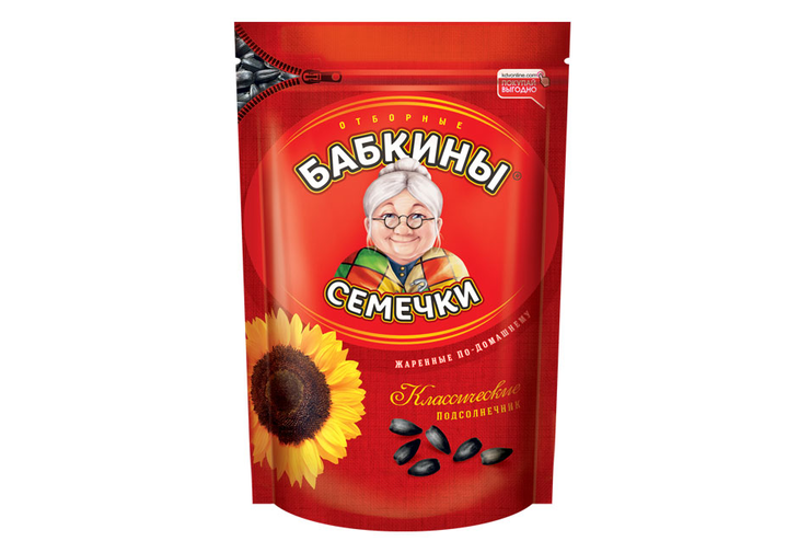 Семечки отборные, жареные «Бабкины семечки», 300 г