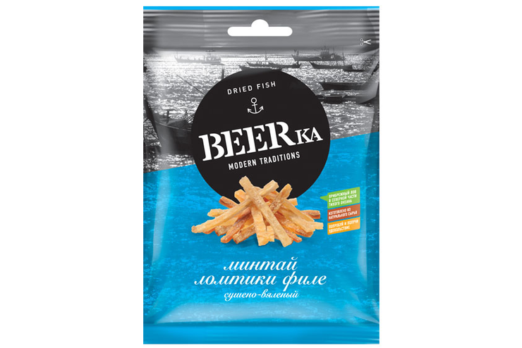 Минтай сушёно-вяленый «Beerka», 70 г