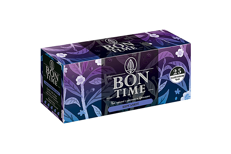 Чай черный с ароматом бергамота, 25 пакетиков «Bontime», 50 г