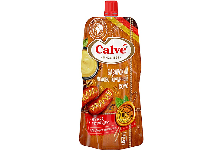 Соус «Баварский» медово-горчичный «Calve», 230 г