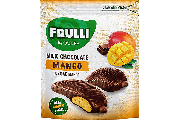 Конфеты Frulli суфле манго в шоколаде «O'Zera», 125 г