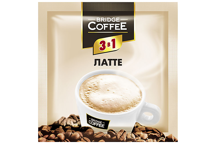 Напиток кофейный 3 в 1 Латте «Bridge Coffee», 20 г