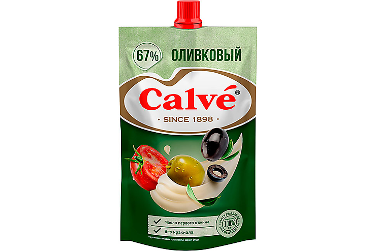 Майонез «Оливковый» 67% «Calve», 200 г