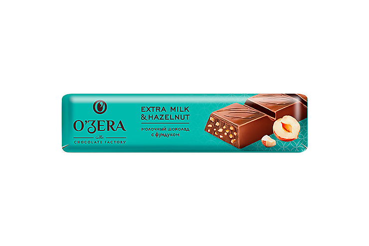 Шоколад молочный Extra milk & Hazelnut «O'Zera», 45 г