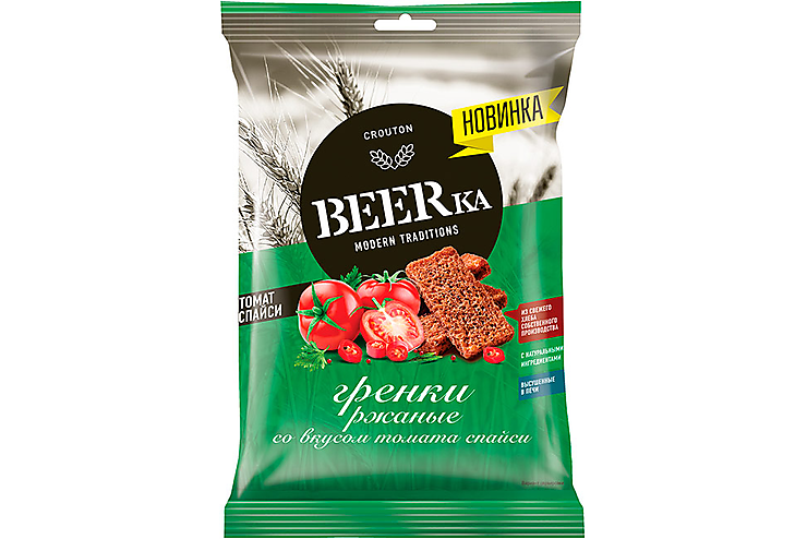 Гренки со вкусом томата спайси «Beerka», 60 г