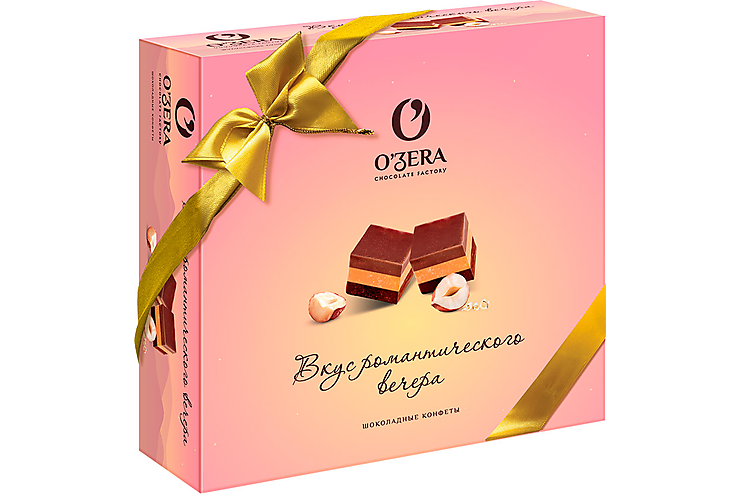Конфеты шоколадные «Вкус романтического вечера» «O'Zera», 195 г