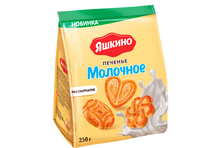 Печенье «Молочное» «Яшкино», 250 г Печенье «Молочное» «Яшкино», 250 г