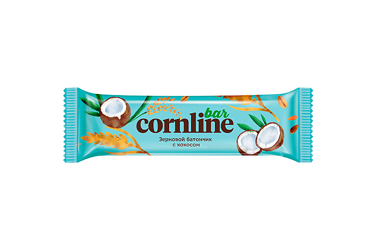 Зерновой батончик с кокосом «Cornline», 30 г
