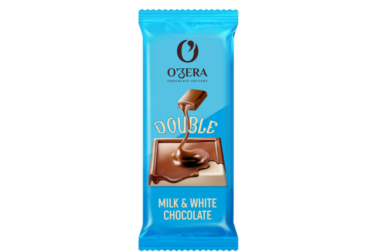 Шоколад Double Milk & White chocolate «O'Zera», 24 г