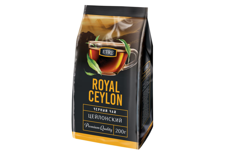 Чай Royal Ceylon черный цейлонский отборный крупнолистовой «ETRE», 200 г