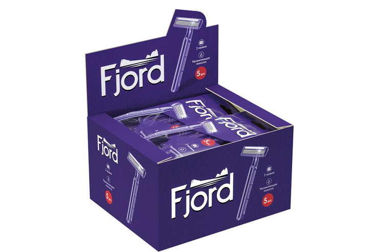 Станки одноразовые, 5 шт «Fjord», 40 г